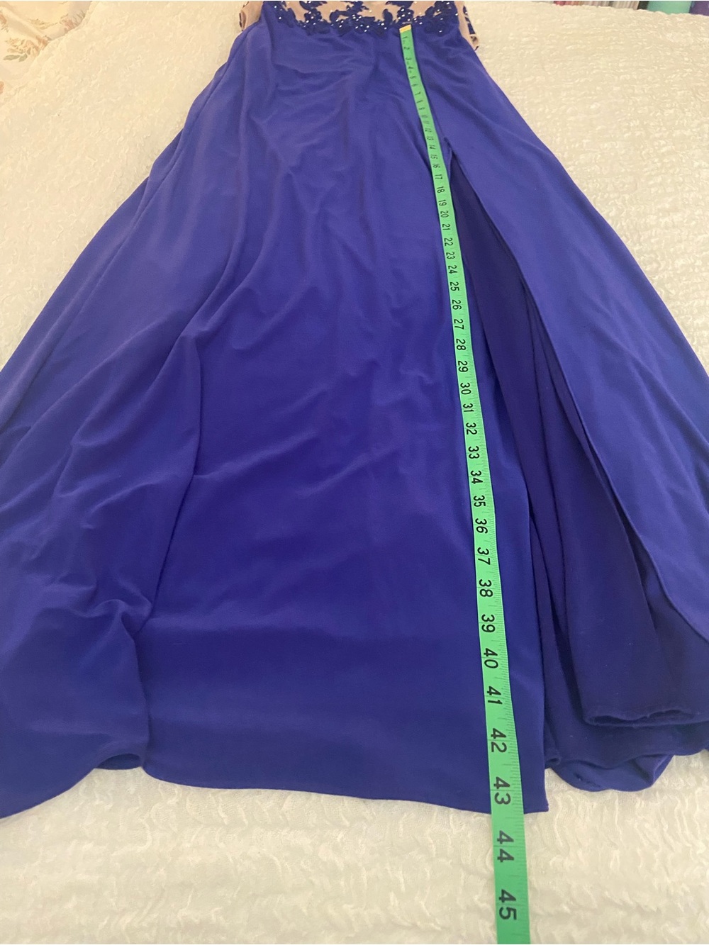 BLONDIE NITES PROM/HOMECOMING BRIGHT BLUE EVENING GOWN SIZE 3 - Picture 8 of 10